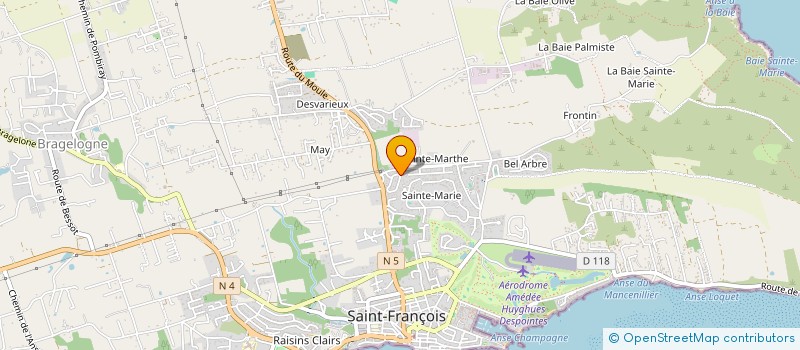localisation de l'entreprise SPAT à SAINT-FRANCOIS