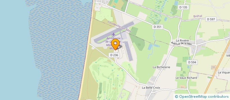 localisation de l'entreprise SPAT ARMEMENT à BREVILLE-SUR-MER