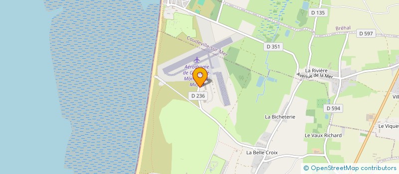localisation de l'entreprise SPAT MARINE à BREVILLE-SUR-MER