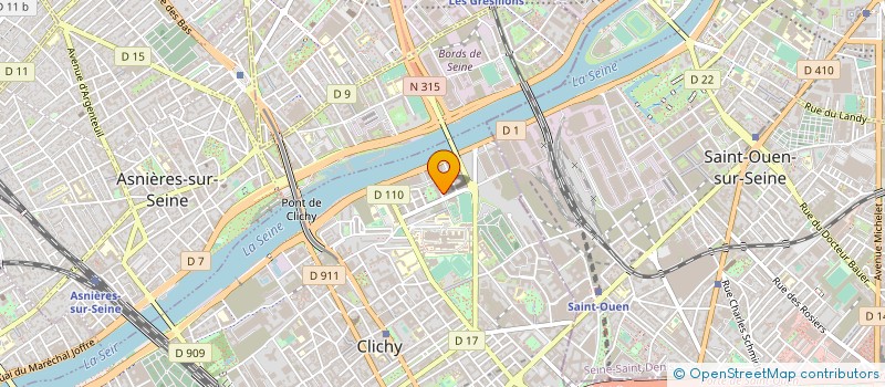 localisation de l'entreprise SPATMAT à CLICHY