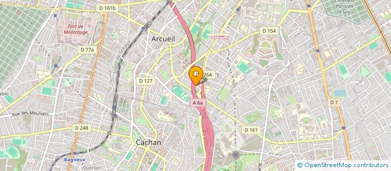 localisation de l'entreprise SPATRA-KERAVEC  ARCUEIL