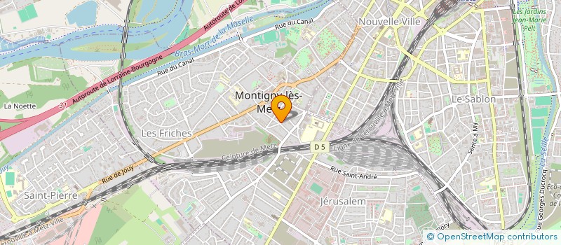 localisation de l'entreprise SPATTIMMO à MONTIGNY-LES-METZ