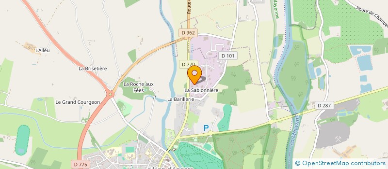 localisation de l'entreprise SPATULE & BLAIREAU à LE LION-D'ANGERS