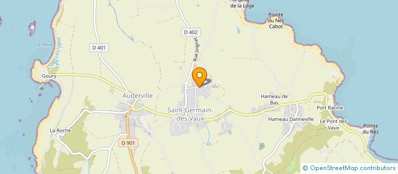 localisation de l'entreprise SPAUTINA  LA HAGUE