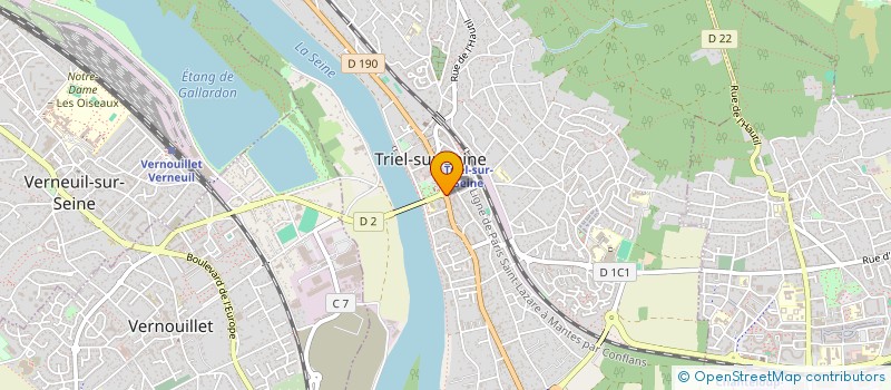 localisation de l'entreprise SPAVANA à TRIEL-SUR-SEINE