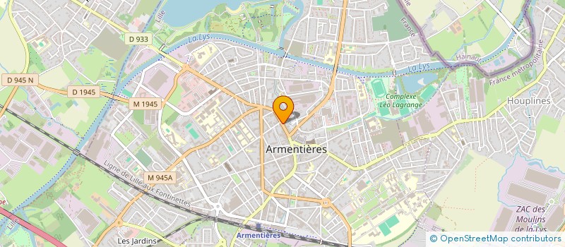 localisation de l'entreprise SPAW  ARMENTIERES