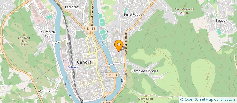 localisation de l'entreprise SPAX  CAHORS