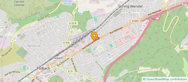 localisation de l'entreprise SPAZIO ITALIA  STIRING-WENDEL