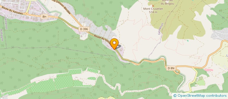 localisation de l'entreprise SPAZUR  GEMENOS