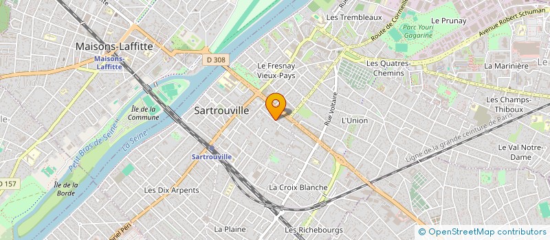 localisation de l'entreprise SPB à SARTROUVILLE
