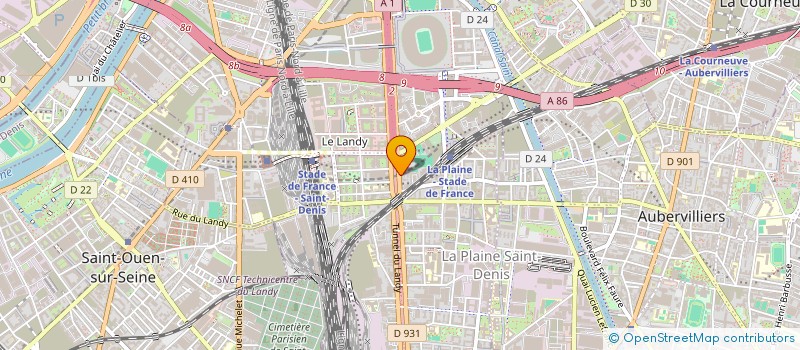localisation de l'entreprise SPB à SAINT-DENIS