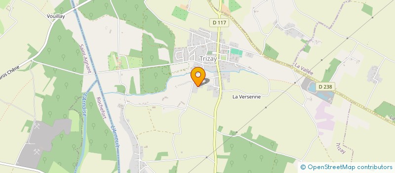 localisation de l'entreprise SPB  TRIZAY