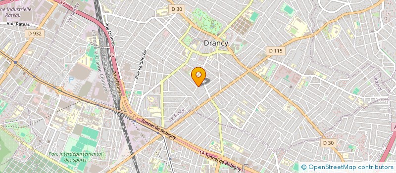 localisation de l'entreprise SPB. COM à DRANCY