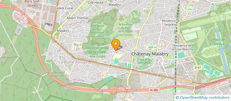 localisation de l'entreprise SPB CONSEIL  CHATENAY-MALABRY
