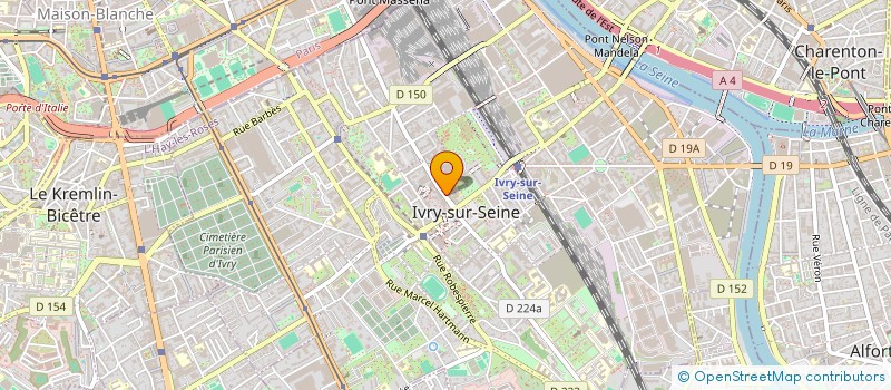 localisation de l'entreprise SPBA  IVRY-SUR-SEINE