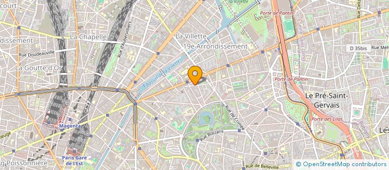 localisation de l'entreprise SPBR  PARIS