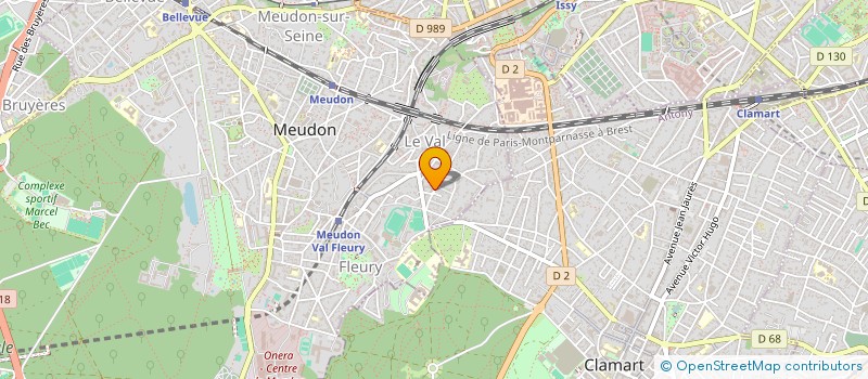 localisation de l'entreprise SPC à MEUDON