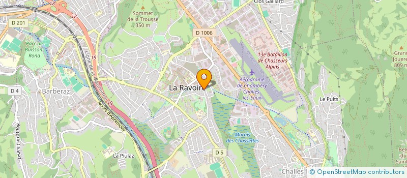 localisation de l'entreprise SPC  LA RAVOIRE