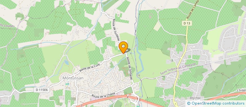 localisation de l'entreprise SPC  MONTUSSAN