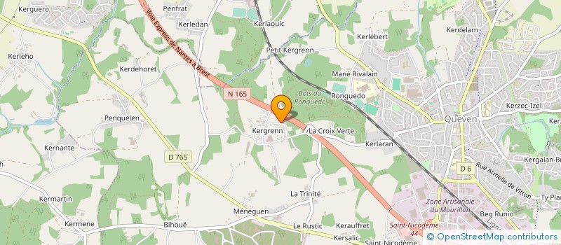 localisation de l'entreprise SPC CONSTRUCTION  QUEVEN