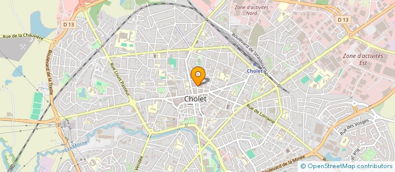 localisation de l'entreprise SPC HOLDING à CHOLET