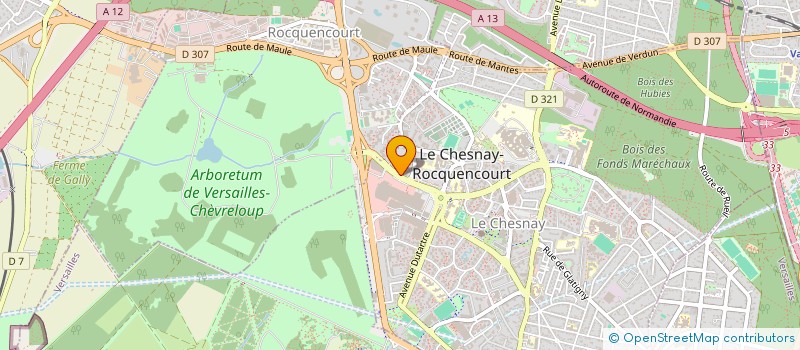 localisation de l'entreprise SPC LE CHESNAY TRIANON  LE CHESNAY-ROCQUENCOURT