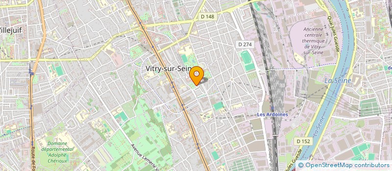 localisation de l'entreprise SPC MUSIC à VITRY-SUR-SEINE