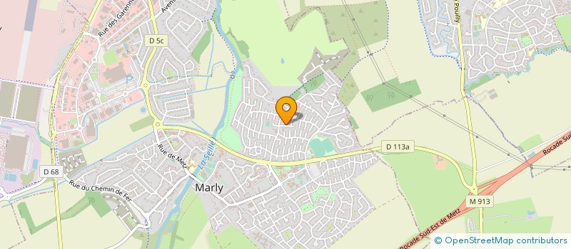 localisation de l'entreprise SPC SERVICES EST à MARLY