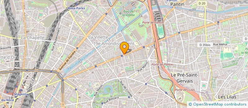 localisation de l'entreprise SPC - TECH à PARIS
