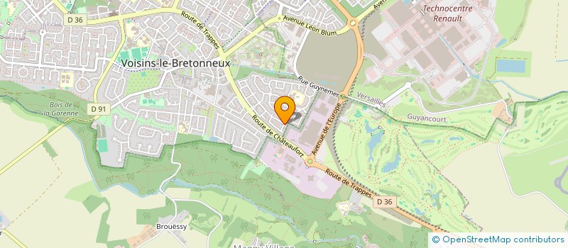 localisation de l'entreprise SPC1  VOISINS-LE-BRETONNEUX