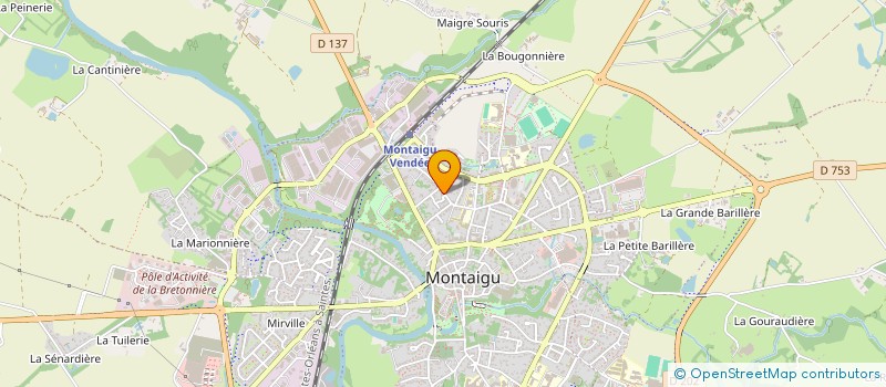 localisation de l'entreprise SPC3 à MONTAIGU-VENDEE