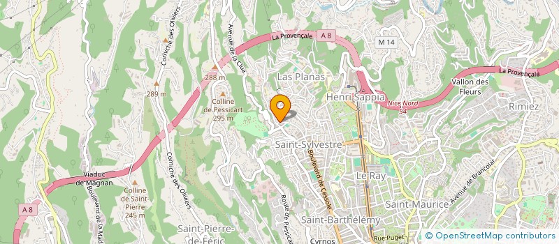 localisation de l'entreprise SPCA à NICE