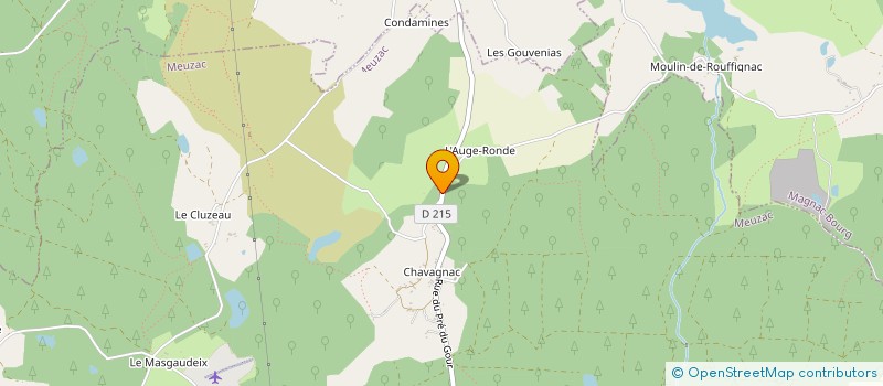 localisation de l'entreprise SPCCF  MEUZAC