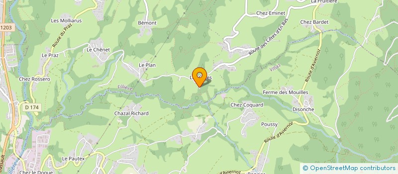 localisation de l'entreprise SPCE  FILLIERE