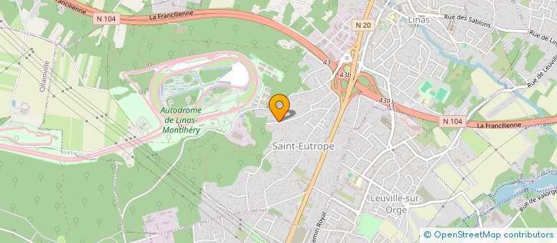 localisation de l'entreprise SPCM à LINAS