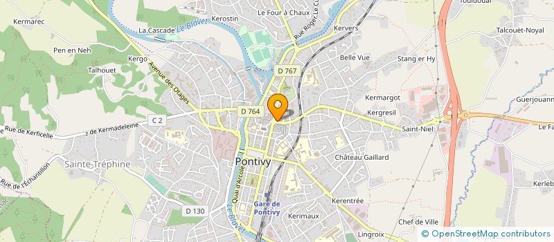 localisation de l'entreprise SPCMI à PONTIVY