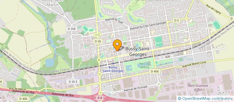 localisation de l'entreprise SPCONNECT 77 à BUSSY-SAINT-GEORGES