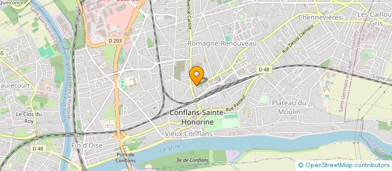 localisation de l'entreprise SPCONSULTING  CONFLANS-SAINTE-HONORINE