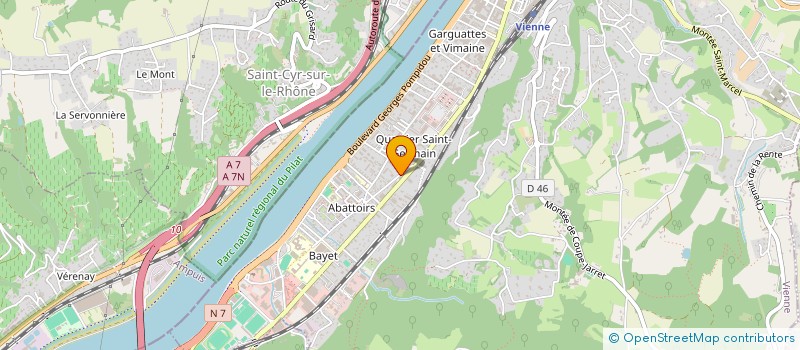 localisation de l'entreprise SPCONSULTING (SECURITE-PROTECTION-CONSULTING) à VIENNE