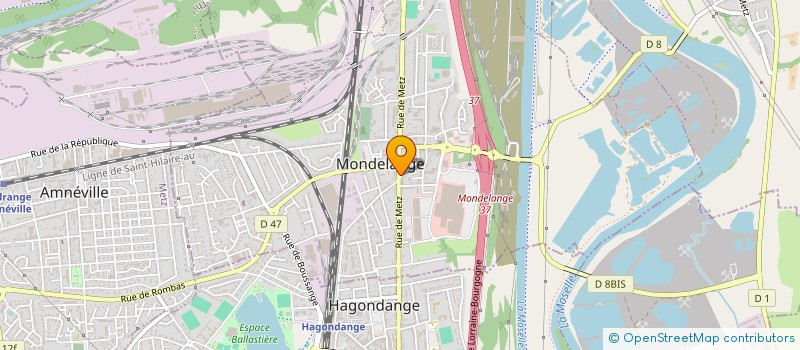 localisation de l'entreprise SPCP à MONDELANGE