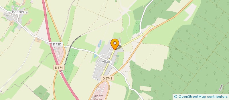 localisation de l'entreprise SPCR  ALLAIN