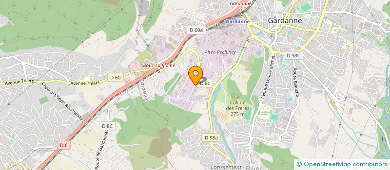localisation de l'entreprise SPCTP à GARDANNE