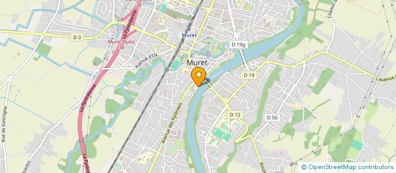 localisation de l'entreprise SPCV  MURET