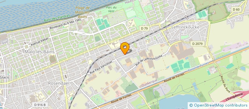 localisation de l'entreprise SPCV à DUNKERQUE