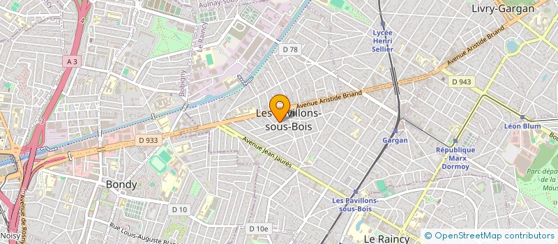 localisation de l'entreprise SPCV à LES PAVILLONS-SOUS-BOIS