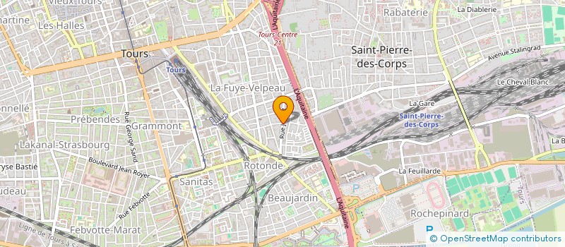 localisation de l'entreprise SPDC  TOURS