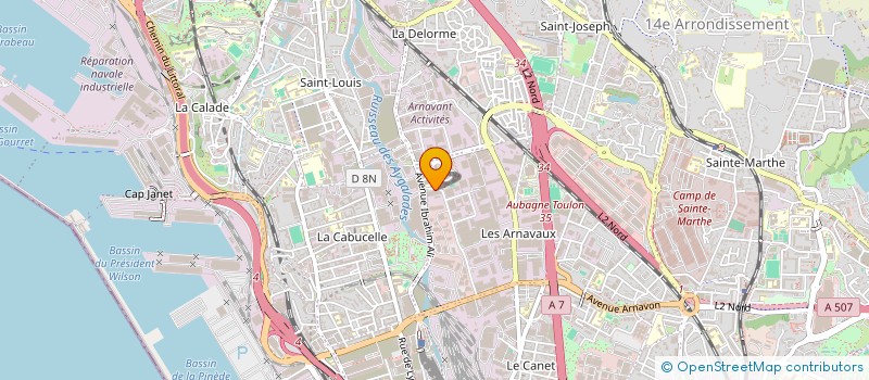 localisation de l'entreprise SPDE à MARSEILLE