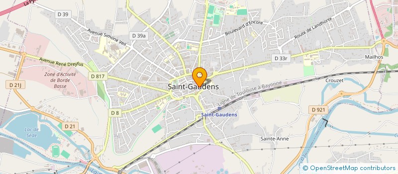 localisation de l'entreprise SPDM  SAINT-GAUDENS