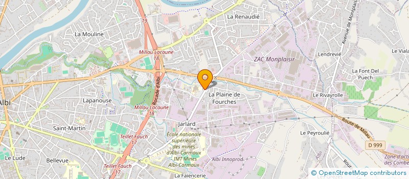 localisation de l'entreprise SPE2R à ALBI