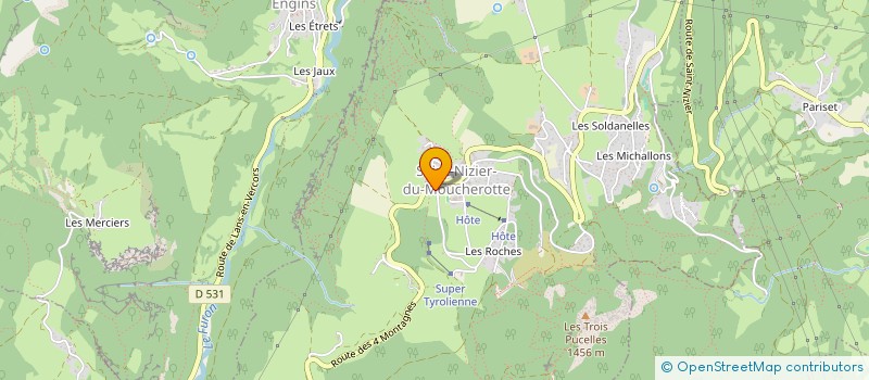 localisation de l'entreprise SPEAK ENGLISH ST NIZ'  SAINT-NIZIER-DU-MOUCHEROTTE